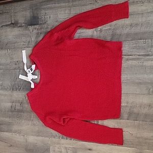 💕 E&M red sweater